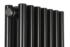 Трубчатый радиатор Betatherm вертикальный Praktikum 2 1800x425 (Черный RAL9005М, подк. №99) Фото - 2